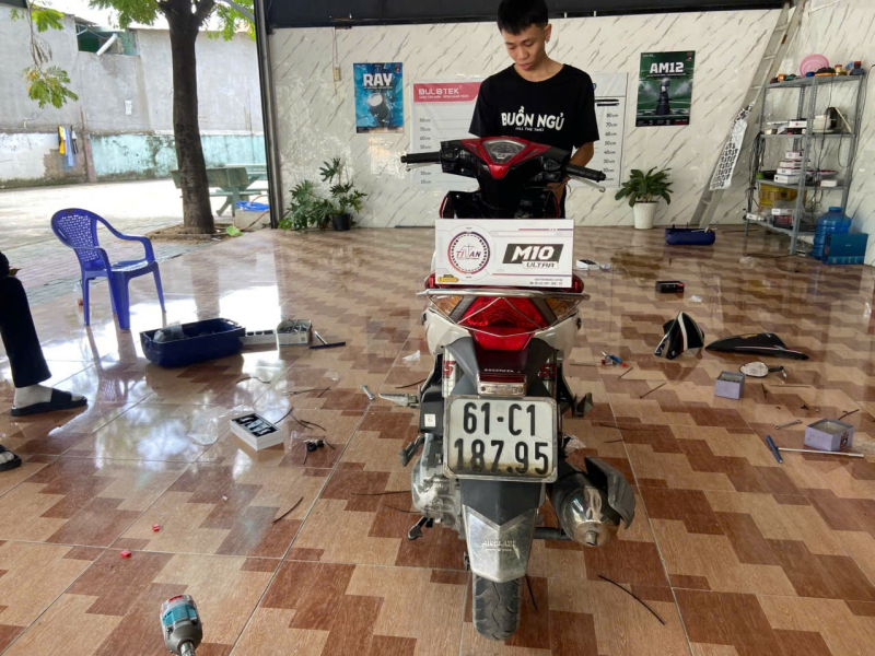 Độ đèn nâng cấp ánh sáng NÂNG CẤP ÁNH SÁNG M10 ULTRA V2 CHO XE AB